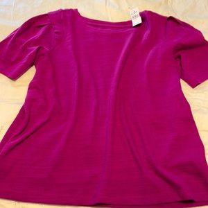 Loft Puff sleeve knit top